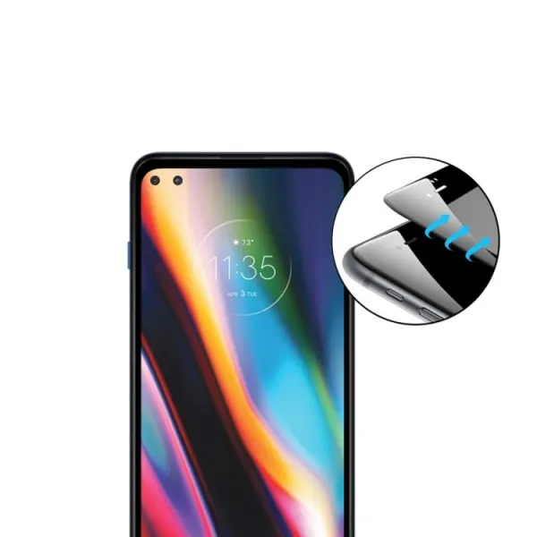 3D Tvrdené sklo Motorola Moto G 5G Plus čierne