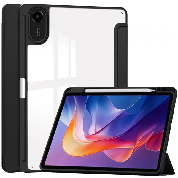 CRYSTAL Zaklápacie puzdro Xiaomi Redmi Pad 2 čierne