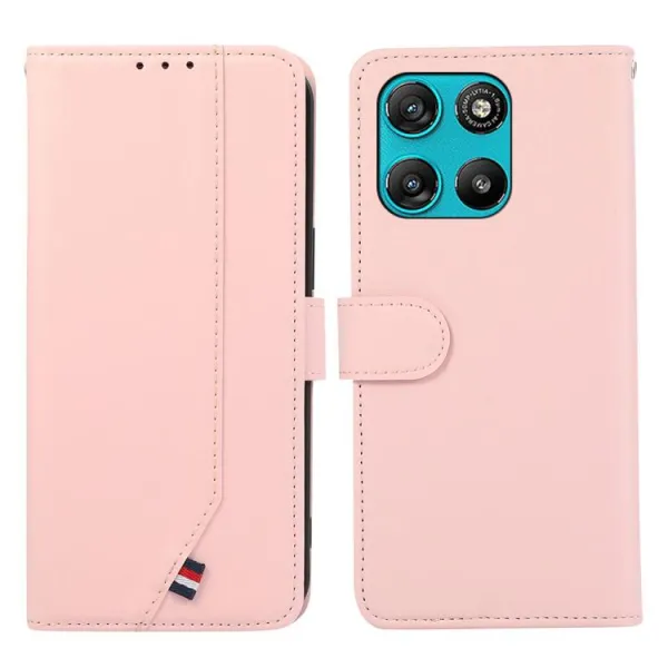 ABEEL DELICATE Peňaženkový obal Motorola Moto G57 Power ružový