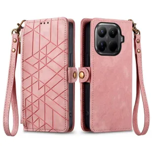 GEOM Peňaženkové puzdro pre Xiaomi 15T Pro ružové