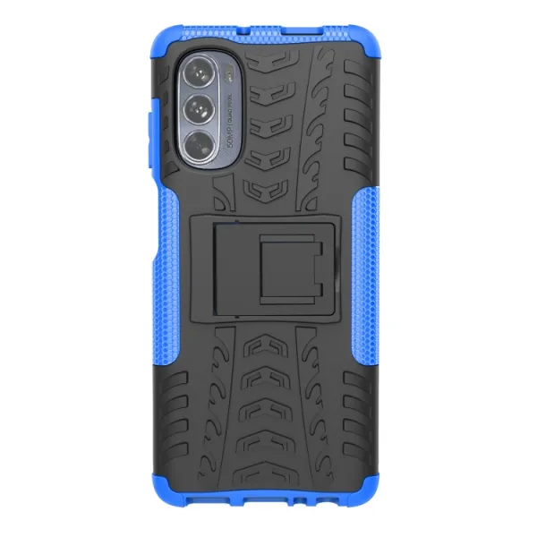 STAND Extra odolný obal Motorola Moto G62 5G modrý