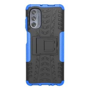 STAND Extra odolný obal Motorola Moto G62 5G modrý