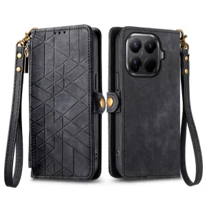 GEOM Peňaženkové puzdro pre Xiaomi 15T Pro čierne