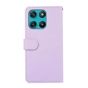 ABEEL DELICATE Peňaženkový obal Motorola Moto G57 Power fialový
