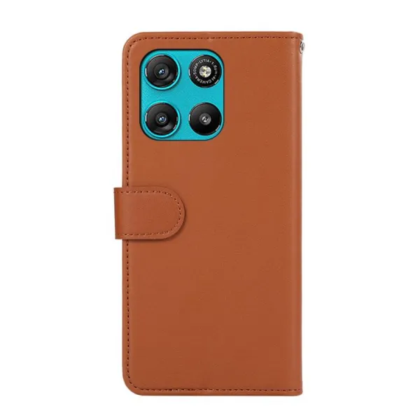 ABEEL DELICATE Peňaženkový obal Motorola Moto G57 Power hnedý