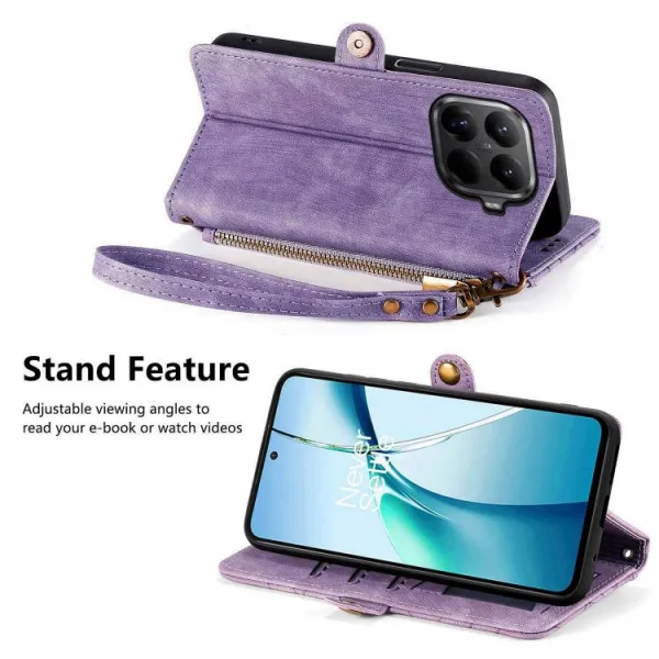 GEOM Peňaženkové puzdro pre Xiaomi 15T Pro fialové