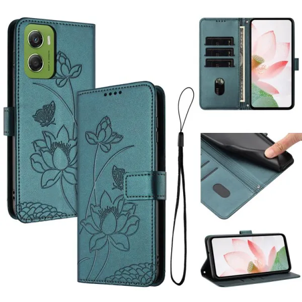 ART LOTUS Peňaženkové puzdro pre Motorola Moto G06 tmavozelené