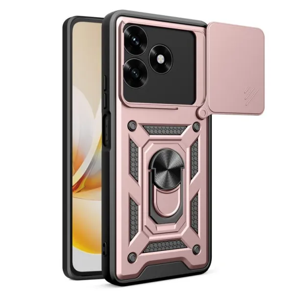 RING CAMERA Kryt s držiakom pre Honor X5c Plus ružový