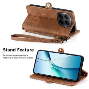 GEOM Peňaženkové puzdro pre Xiaomi 15T Pro hnedé