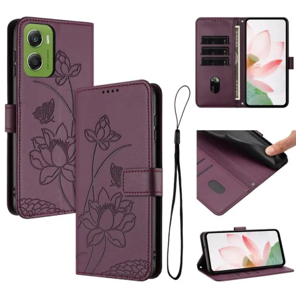 ART LOTUS Peňaženkové puzdro pre Motorola Moto G06 bordové
