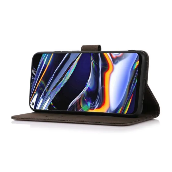 KHAZNEH MATTE Zaklápacie puzdro pre Motorola Moto G57 Power hnedé