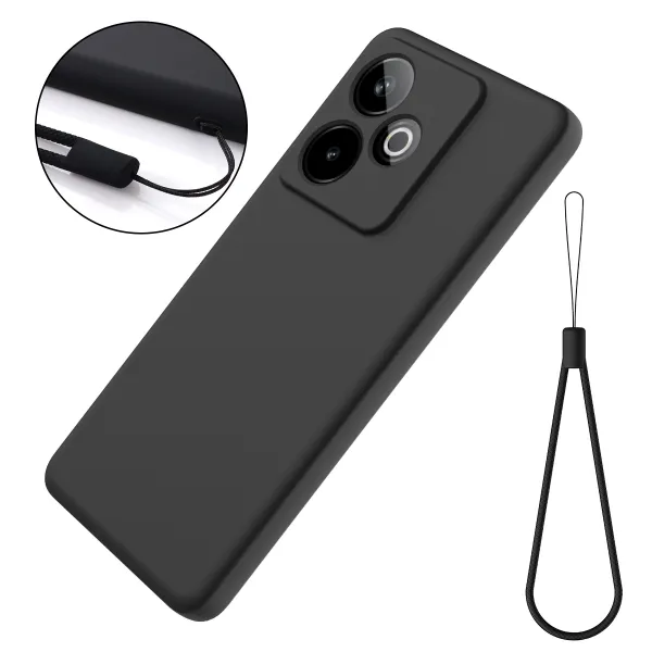 RUBBER Ochranný obal pre Realme GT 7 5G / Realme GT 7T 5G čierny