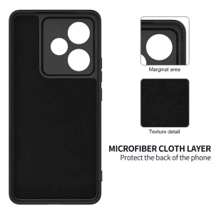 RUBBER Ochranný obal pre Realme GT 7 5G / Realme GT 7T 5G čierny