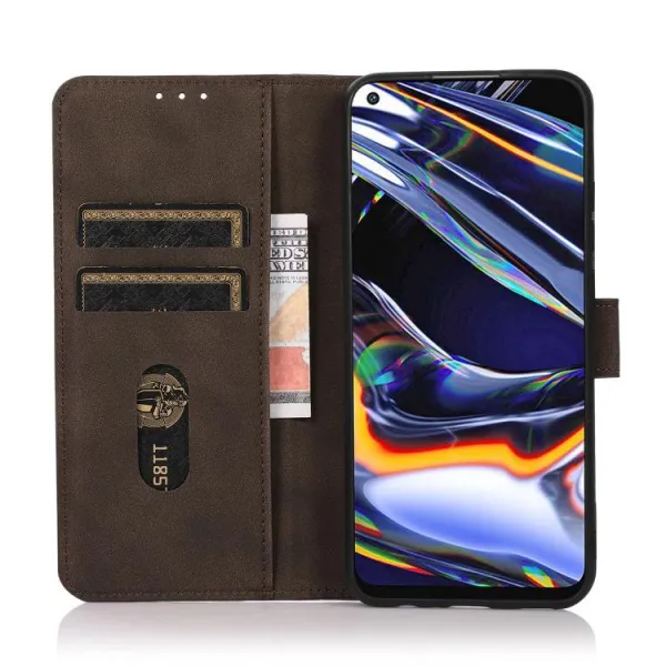 KHAZNEH MATTE Zaklápacie puzdro pre Motorola Moto G57 Power hnedé