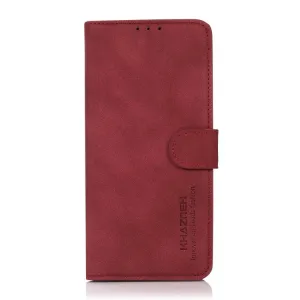 KHAZNEH MATTE Zaklápacie puzdro pre Motorola Moto G57 Power červené