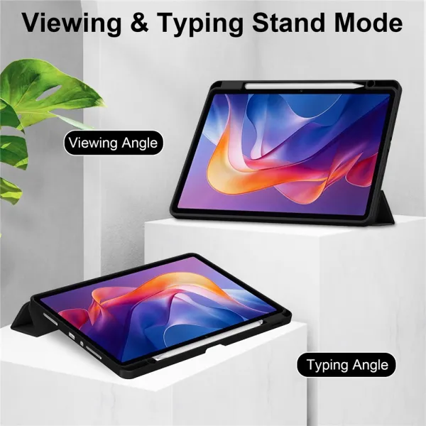 CRYSTAL Zaklápacie puzdro Xiaomi Redmi Pad 2 čierne