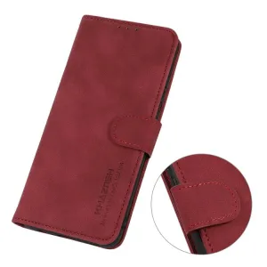 KHAZNEH MATTE Zaklápacie puzdro pre Motorola Moto G57 Power červené