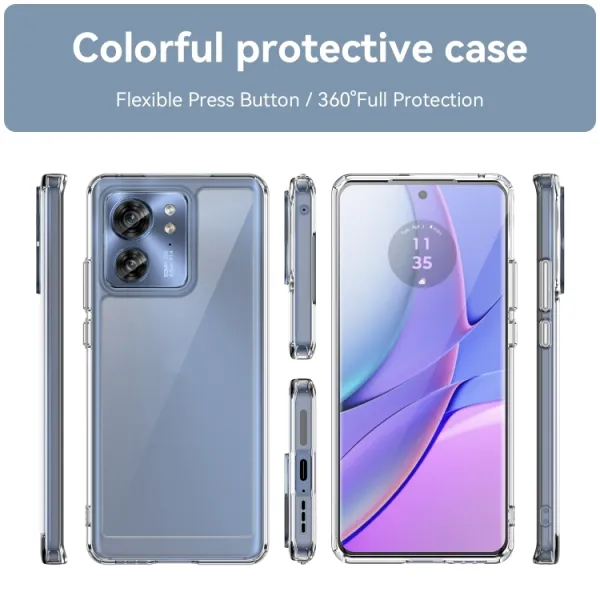 CRYSTAL Ochranný kryt pre Motorola Edge 40 priehľadný