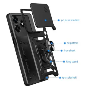 RING CAMERA Kryt s držiakom pre Honor X5c Plus modrý