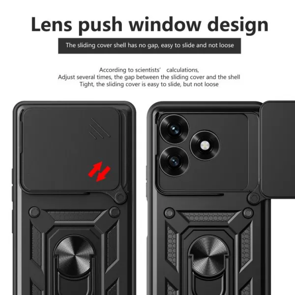RING CAMERA Kryt s držiakom pre Honor X5c Plus modrý