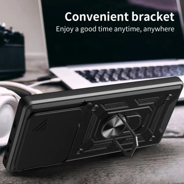 RING CAMERA Kryt s držiakom pre Honor X5c Plus modrý