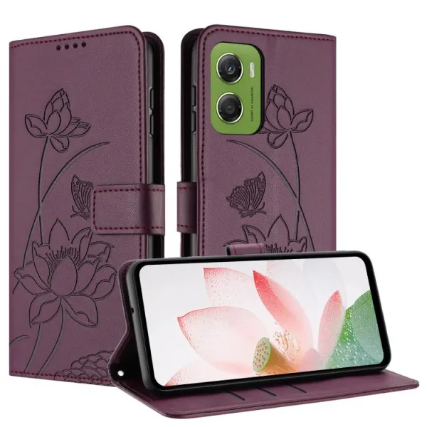 ART LOTUS Peňaženkové puzdro pre Motorola Moto G06 bordové