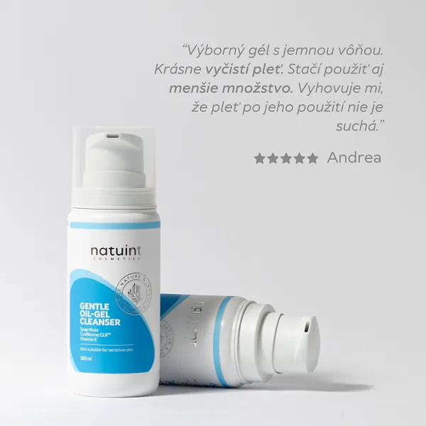 Natuint cosmetics - Čistiaci gél na tvár - mydlové orechy