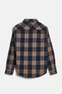 Košeľa Woolrich Alaskan Melton Overshirt Sailor Blue Check