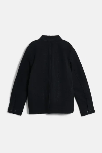 Bunda Woolrich Knit Chore Jacket Black