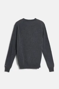 Sveter Woolrich Lambswool Crewneck Grey Shadow