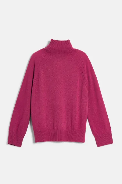 Rolák Woolrich Soft Cash Turtleneck Fucsia