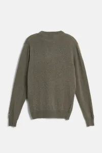 Sveter Woolrich Lambswool Crewneck Military Green