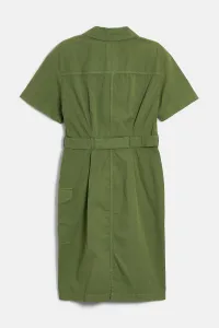 Šaty Woolrich Military Short Dress Cypress