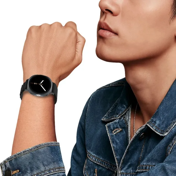 Tech-Protect Nylon Pro remienok na Samsung Galaxy Watch 8 / Classic (40/44/46mm), black