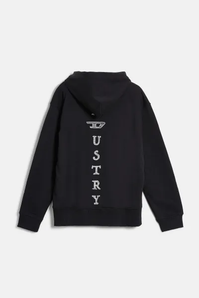 Mikina Diesel S-Macs-Hood-T4 Sweat-Shirt Black