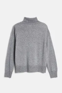 Rolák Woolrich Comfort Wool Cash Turtleneck Grey Melange