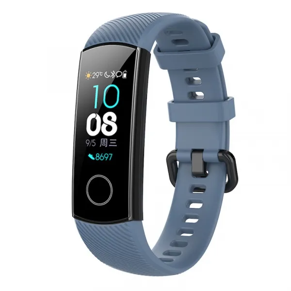 BStrap Silicone Line remienok na Honor Band 4, rock blue (SHO001C08)