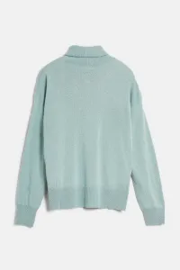 Rolák Woolrich Comfort Wool Cash Turtleneck Chinois Green