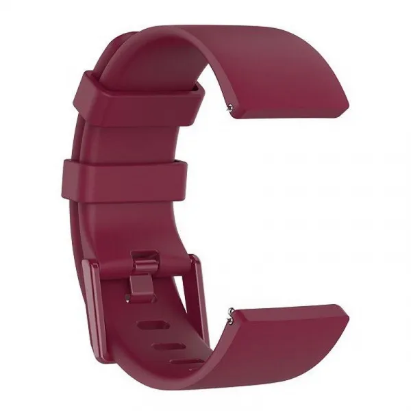BStrap Silicone (Large) remienok na Fitbit Versa / Versa 2, wine red (SFI010C07)