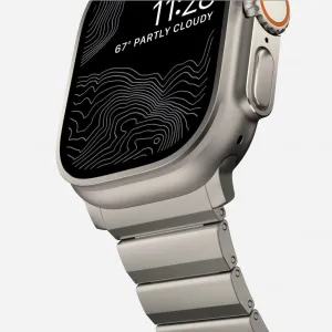 Tech-Protect Steel remienok na Apple Watch 42/44/45/49mm, titanium