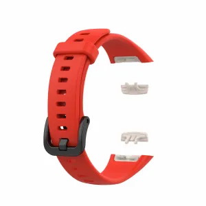 BStrap Silicone remienok na Honor Band 6 / Huawei Band 6, red (SHO003C03)