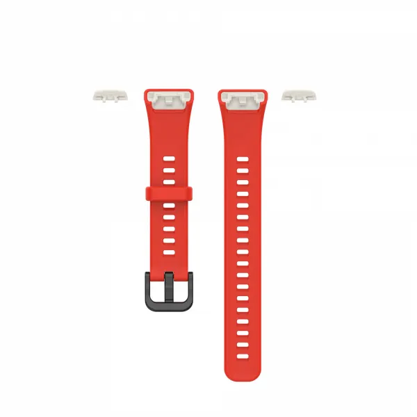 BStrap Silicone remienok na Honor Band 6 / Huawei Band 6, red (SHO003C03)
