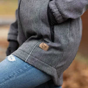 Moyo Softshellová bunda na nosenie GO - Gray Herringbone Veľkosť: M