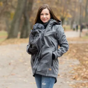 Moyo Softshellová bunda na nosenie GO - Gray Herringbone Veľkosť: M