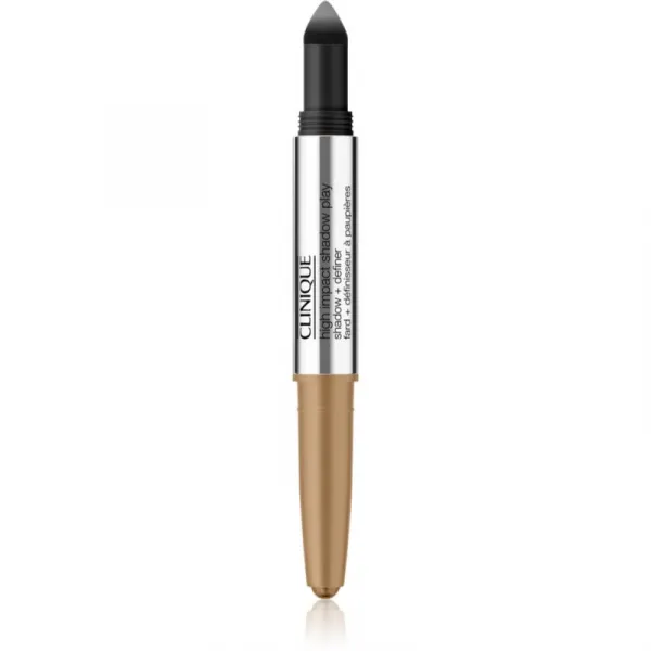 Clinique High Impact™ Shadow Play očné tiene v ceruzke duo odtieň Sparkling wine + Caviar 1.9 g