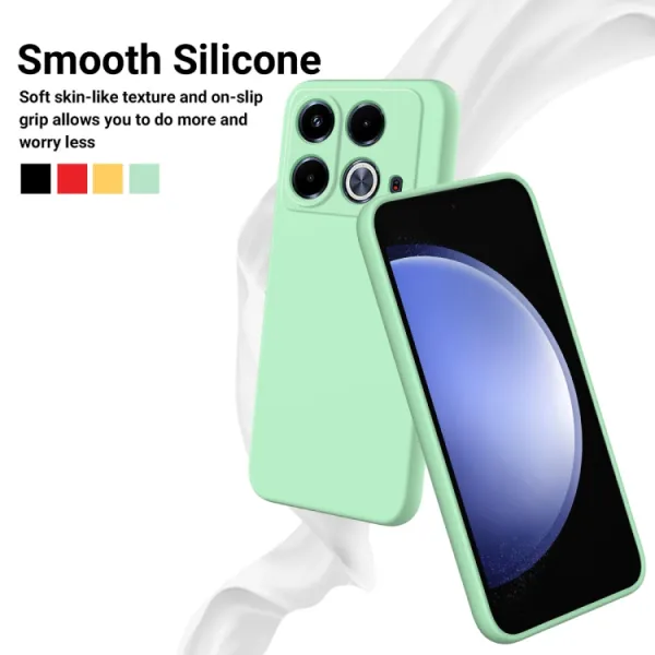 RUBBER Ochranný obal pre Infinix Note 40 zelený