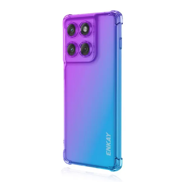 ENKAY GRADIENT Ochranný obal pre Motorola Edge 70 PURPLE-BLUE
