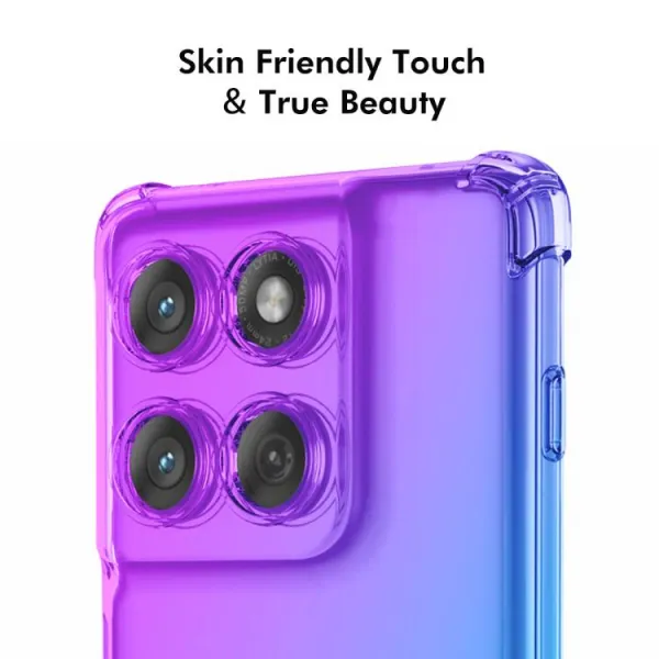 ENKAY GRADIENT Ochranný obal pre Motorola Edge 70 PURPLE-BLUE