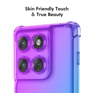 ENKAY GRADIENT Ochranný obal pre Motorola Edge 70 PURPLE-BLUE
