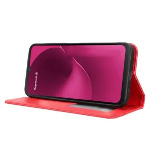 BUSINESS Peňaženkový kryt pre T Phone 3 červený